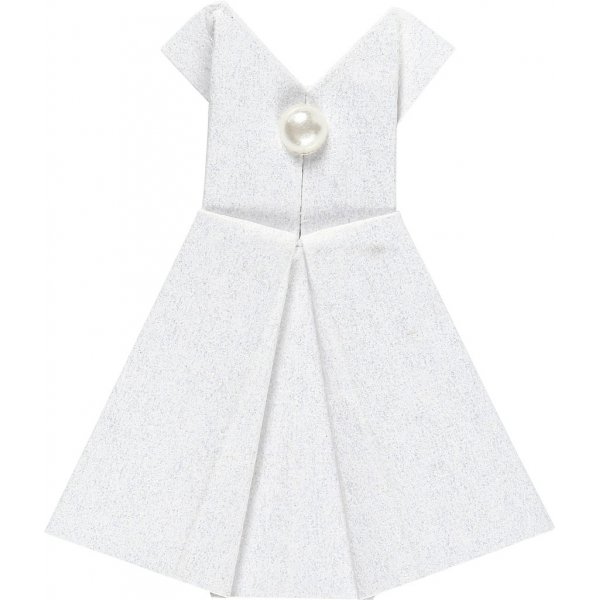 Autocollants - blanc - robe - 6 pcs Autocollants - blanc - robe - 6 pcs