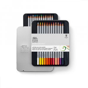 Ensemble de crayons de couleur Winsor & Newton - 24 crayons Ensemble de crayons de couleur Winsor & Newton - 24 crayons