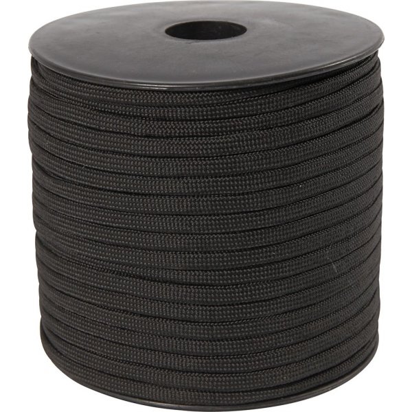 Cordon  nouer - noir - 50 m