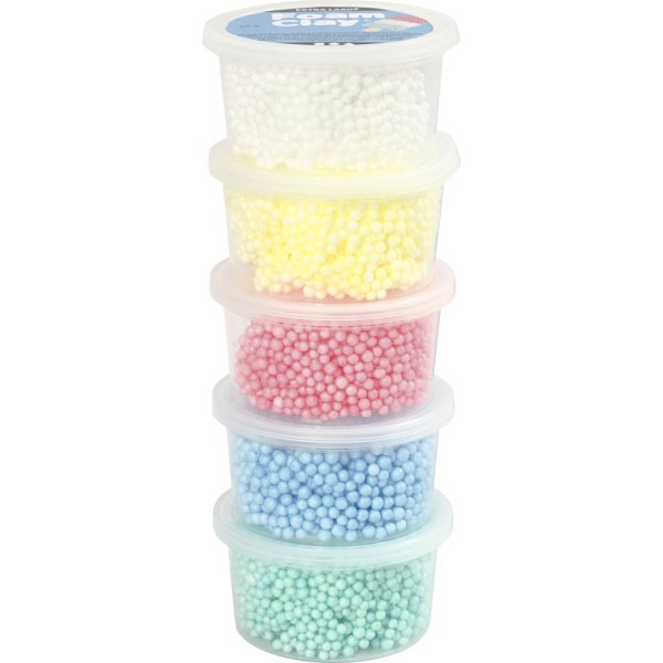 Foam Clay Extra Large - couleurs mlanges - 5 x 25 g