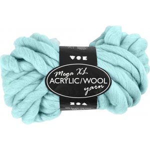 Fil Acrylique XL avec Laine - 300 g - Turquoise Fil Acrylique XL avec Laine - 300 g - Turquoise