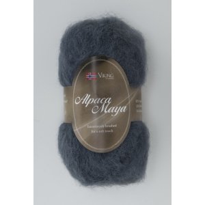 Fil Viking Alpaga Maya 50g - Bleu gris (726) Fil Viking Alpaga Maya 50g - Bleu gris (726)