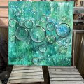 Image client Peinture acrylique Sennelier Abstrait 120ml - Vert Fluo (895)