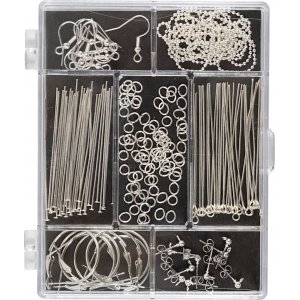Ensemble de matériaux bijoux - argent Ensemble de matériaux bijoux - argent