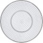Assiettes en perles - Transparentes - Rondes - Diamtre 15 cm - 10 pcs
