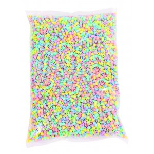 Perles tube m�lange pastel - 10000 pcs