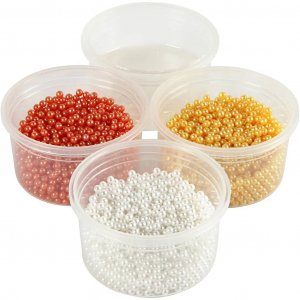 Kit DIY - Pâte à perles - Orange, jaune, blanc Kit DIY - Pâte à perles - Orange, jaune, blanc