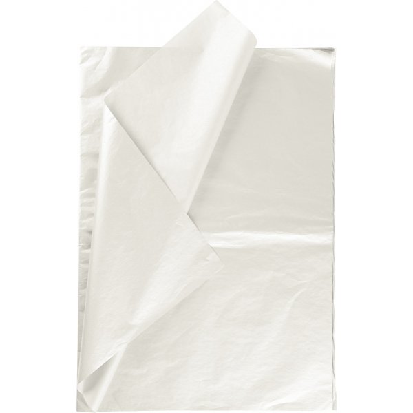 Papier de soie - nacre - 50 x 70 cm - 14 g -25 feuilles