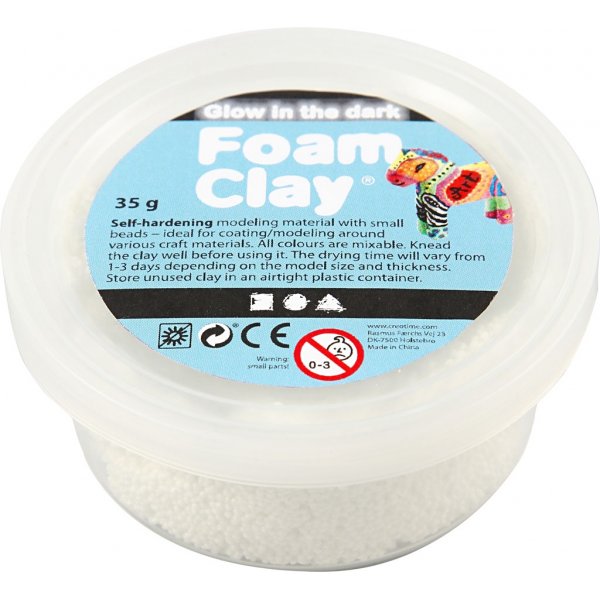 Foam Clay - brille dans le noir - 35 g