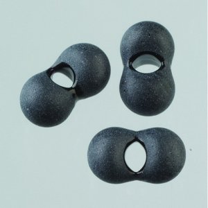 Perles Farfalle - noir mat Perles Farfalle - noir mat