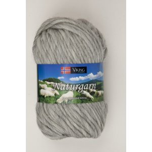 Fil Viking Fil naturel 50g - Gris clair (613) Fil Viking Fil naturel 50g - Gris clair (613)