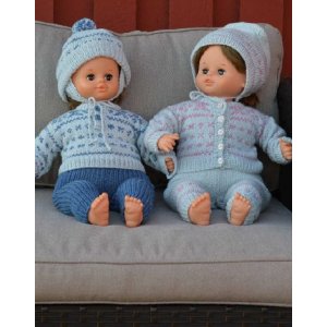 Patron tricot - Pour la poupée : pulls, cardigans, collants & bonnets Patron tricot - Pour la poupée : pulls, cardigans, collants & bonnets