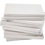 Toile - blanc - 18 x 24 cm - 40 pcs