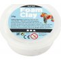 Foam Clay - blanc - paillettes - 35 g