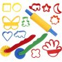 Formes et outils - couleurs mlanges - 15 pcs
