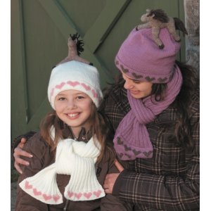 Patron tricot - Bonnet et écharpe cheval Patron tricot - Bonnet et écharpe cheval
