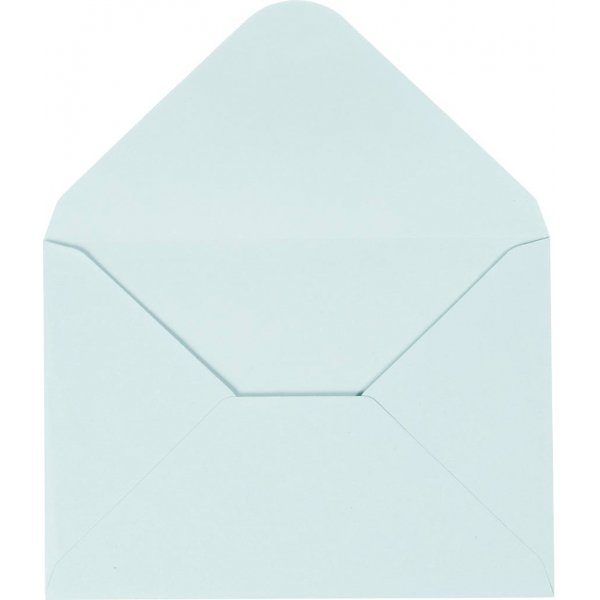 Enveloppe - bleu clair - 11,5 x 16 cm - 10 pcs Enveloppe - bleu clair - 11,5 x 16 cm - 10 pcs
