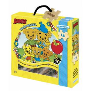 Puzzle en bois La Famille de Bamse Puzzle en bois La Famille de Bamse
