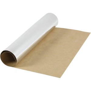 Papier cuir - Feuille d'argent 1 m Papier cuir - Feuille d'argent 1 m