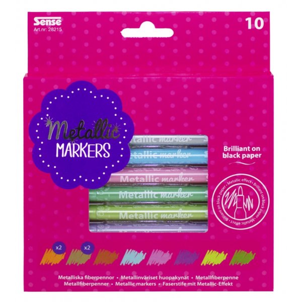 Crayons métalliques 10-P