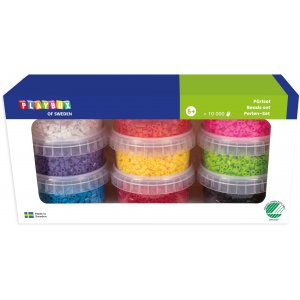 Set de perles tube 9 pots - Plusieurs coloris Set de perles tube 9 pots - Plusieurs coloris