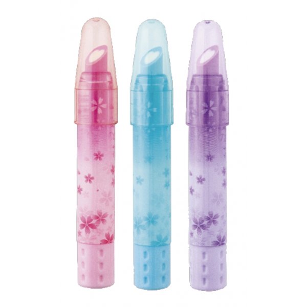 Gommes au format rouge  lvres, pack de 3