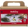 Mini Kit DIY Modelage - Bonhomme de Neige