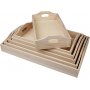 Plateaux de service - 6 pices