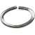Anneaux ovales - plaqué argent - 50 pcs Anneaux ovales - plaqué argent - 50 pcs