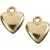Coeurs - plaqué or - 10 pcs Coeurs - plaqué or - 10 pcs