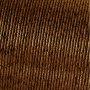 Cordon coton cir marron