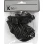 Ballons - noirs - Ø23 cm - 10 pcs