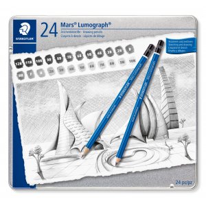 Crayons Mars Lumograph - 24 crayons Crayons Mars Lumograph - 24 crayons