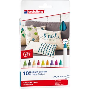 Edding 4600 Textile - Couleurs amusantes Edding 4600 Textile - Couleurs amusantes