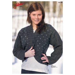 Patron tricot - Cardigan femme avec boutons Patron tricot - Cardigan femme avec boutons