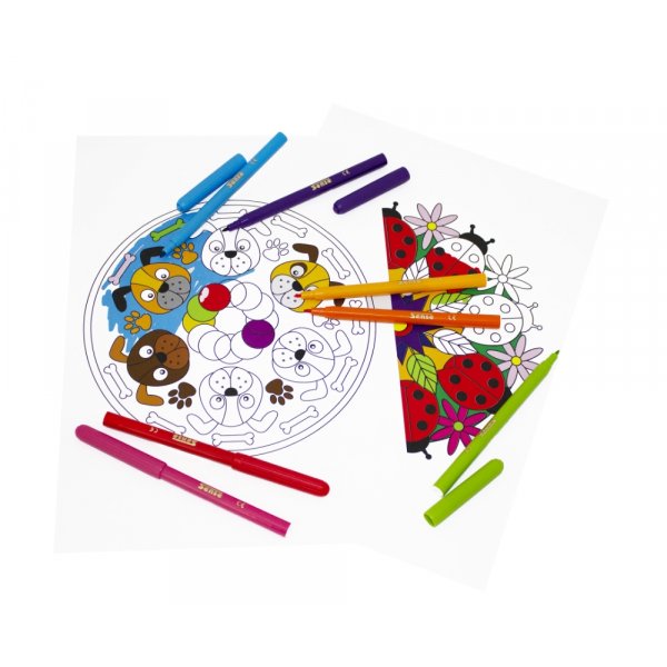 Livre de coloriage Mandala - Sens Livre de coloriage Mandala - Sens