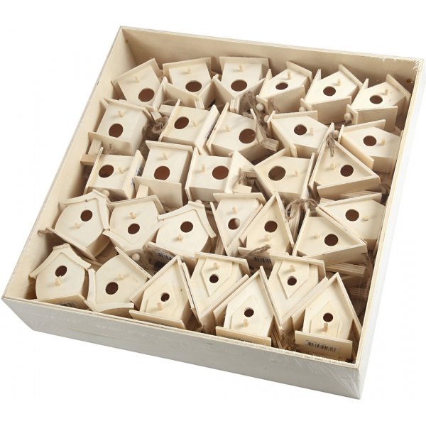 Nichoirs mini - 6 x 10 pcs Nichoirs mini - 6 x 10 pcs