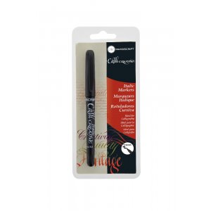 Marqueurs de calligraphie noirs - Moyen (2,5 mm) Marqueurs de calligraphie noirs - Moyen (2,5 mm)