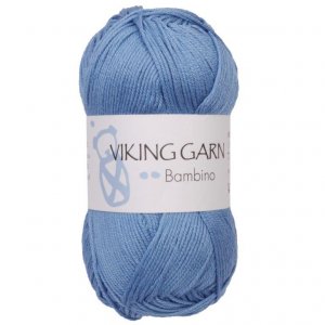 Fil Viking Bambino 50g - Bleu moyen (425) Fil Viking Bambino 50g - Bleu moyen (425)