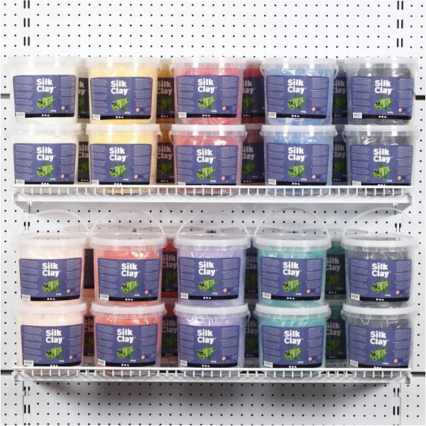 Silk Clay - couleurs mlanges - 10 x 650 g