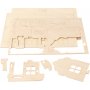 Figurine de chantier 3D - Maison avec terrasse