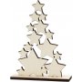 Sapin de Noël aux étoiles - 14,7 x 19,6 cm
