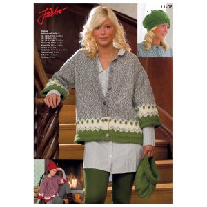 Patron de tricot - Fjällkofta, chapeaux et chaussettes tricotées galbées Patron de tricot - Fjällkofta, chapeaux et chaussettes tricotées galbées
