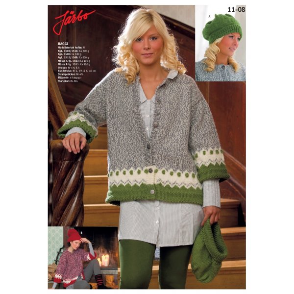 Patron de tricot - Fjllkofta, chapeaux et chaussettes tricotes galbes