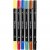 Marqueurs textiles - couleurs standards - 6 pcs