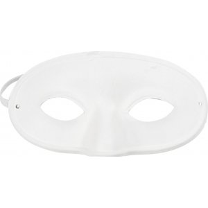 Demi-masque - blanc - 10 pcs Demi-masque - blanc - 10 pcs