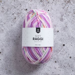 Soft Raggi 100g - Imprimé violet Soft Raggi 100g - Imprimé violet