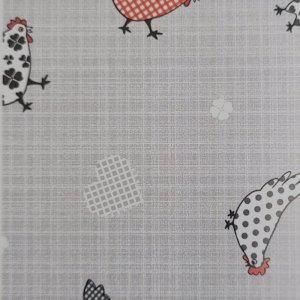 Poules en tissu ciré Poules en tissu ciré