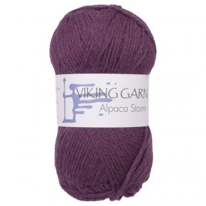 Fil Viking Alpaca Storm 50g - Violet foncé (569) Fil Viking Alpaca Storm 50g - Violet foncé (569)