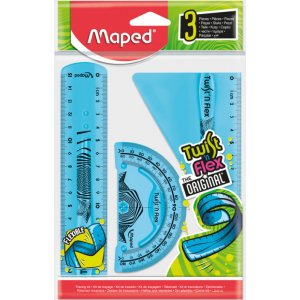 Jeu de règles - Maped - Twist´n Flex Set Mini 3 parties Jeu de règles - Maped - Twist´n Flex Set Mini 3 parties